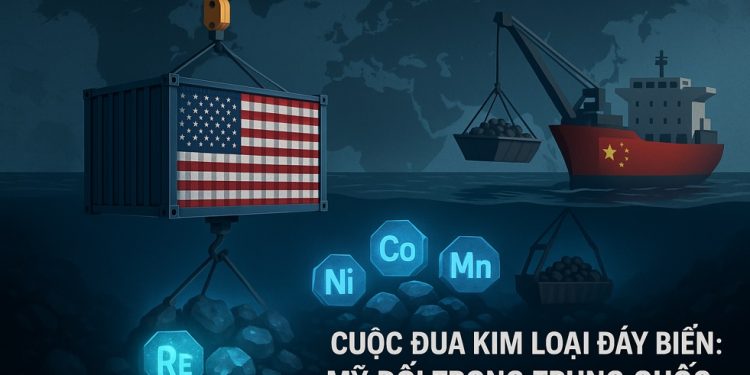 Kim loại biển sâu: Cạnh tranh chiến lược Mỹ-Trung dưới đáy đại dương