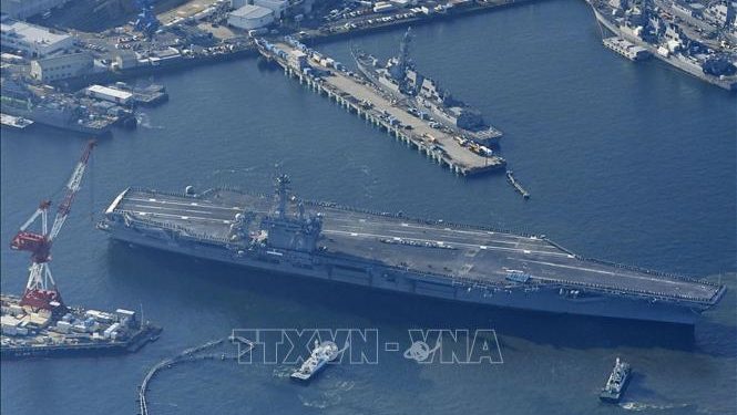 Tàu sân bay Mỹ USS George Washington thăm Việt Nam: Sự cam kết đối với khu vực Ấn Độ Dương - Thái Bình Dương 1 Tàu sân bay Mỹ USS George Washington thăm Việt Nam: Sự cam kết đối với khu vực Ấn Độ Dương – Thái Bình Dương